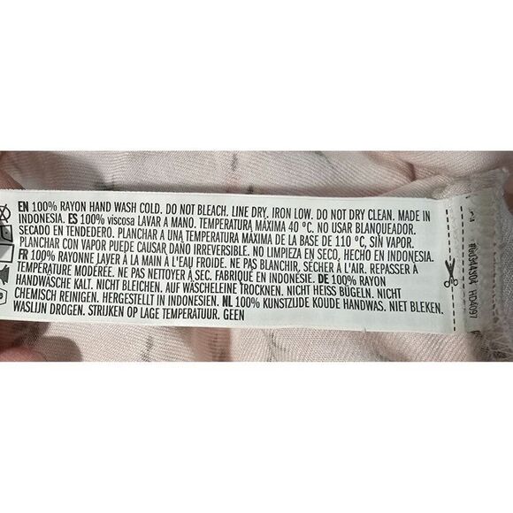 Floral Pink Sleeveless Mini Dress With Spaghetti Straps & Pleated Skirt - Womens - Picture 9 of 10